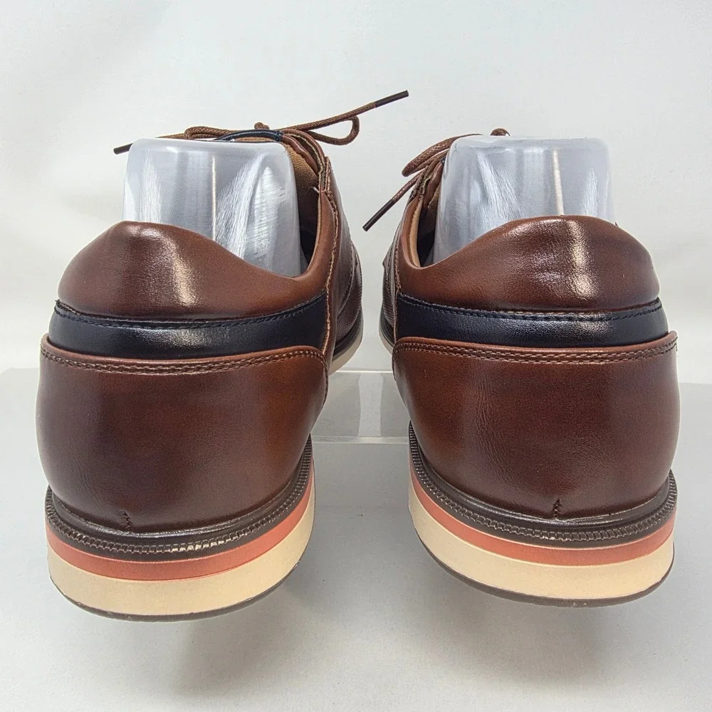 Bruno Marc Dress Shoes Mens Size 12 LG19008M Brown Casual Oxford Excellent